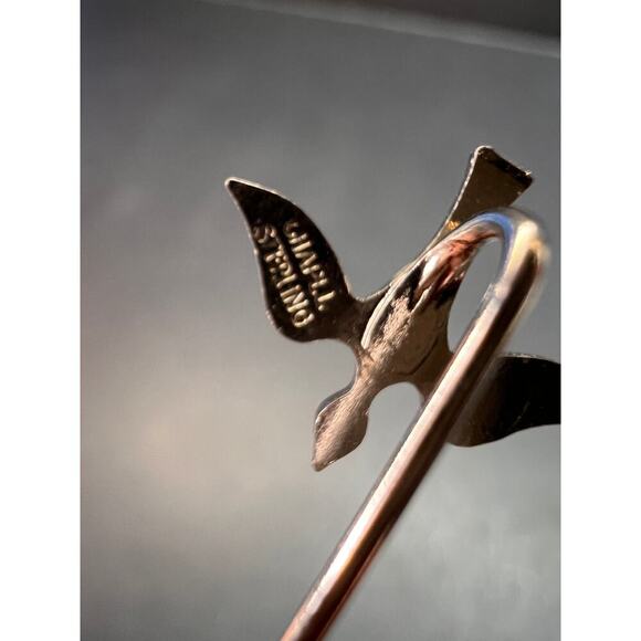 Vintage sterling Sweet Bird CHAPLL dove pin - Picture 9 of 10